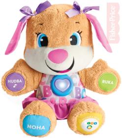 Fisher Price Baby pejskova sestřička interaktivní naučná na baterie Světlo Zvuk