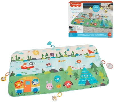 Fisher Price Baby podložka na hranie extra veľká Big Adventures pre bábätko Fisher Price Baby podložka na hranie extra veľká Big Adventures pre bábätko