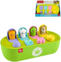 Fisher Price Baby Pop-Up vyskakující zvířátka pro miminko plast Fisher Price Baby Pop-Up vyskakující zvířátka pro miminko plast