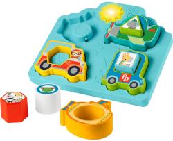 Fisher Price Baby puzzle dopravní prostředky pro miminko Světlo Zvuk