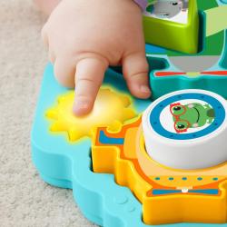 Fisher Price Baby puzzle dopravní prostředky pro miminko Světlo Zvuk