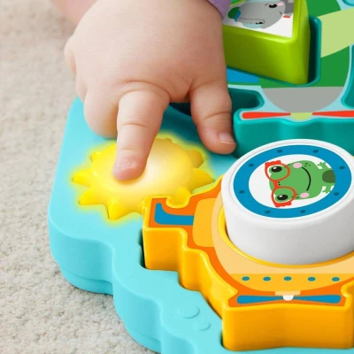 Fisher Price Baby puzzle dopravní prostředky pro miminko Světlo Zvuk