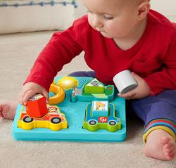 Fisher Price Baby puzzle dopravní prostředky pro miminko Světlo Zvuk