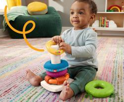 Fisher Price Baby skládačka rock-a-stack věžička pro miminko