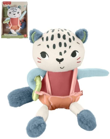 Fisher Price Baby sněžný leopard zvířátko s aktivitami Eko pro miminko