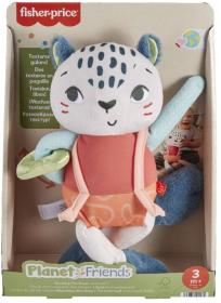 Fisher Price Baby sněžný leopard zvířátko s aktivitami Eko pro miminko