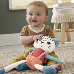 Fisher Price Baby sněžný leopard zvířátko s aktivitami Eko pro miminko