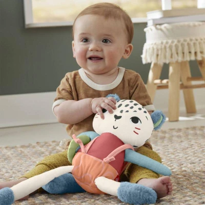 Fisher Price Baby sněžný leopard zvířátko s aktivitami Eko pro miminko