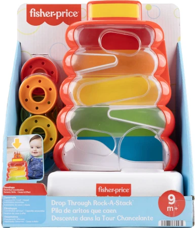 Fisher Price Baby věž s propadávajícími kroužky pro miminko