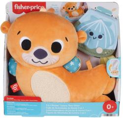 Fisher Price Baby vydra plyšová senzorická set s knížkou pro miminko