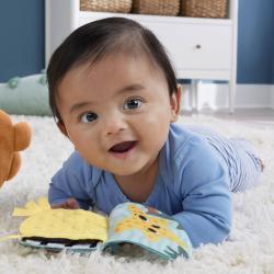 Fisher Price Baby vydra plyšová senzorická set s knížkou pro miminko