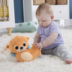 Fisher Price Baby vydra plyšová senzorická set s knížkou pro miminko