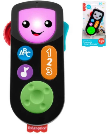 Fisher Price Baby výukový ovladač na baterie Světlo Zvuk pro miminko