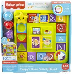 Fisher Price Pejskova zábavná baby hrací deska na baterie Světlo Zvuk