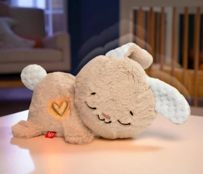 Fisher Price PLYŠ Baby králíček usínáček pro miminko na baterie Světlo Zvuk