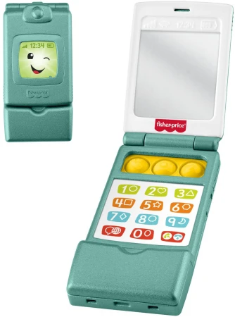 Fisher Price Telefon mobilní baby vyklápěcí na baterie pro miminko Zvuk