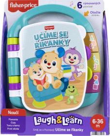 Fisher Price Učíme se říkanky knížka na baterie pro miminko CZ Zvuk