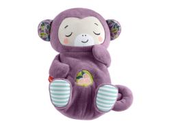 Fisher Price Uklidňující opička s fialovým motivem a zvukovem a s dechovým pohybem