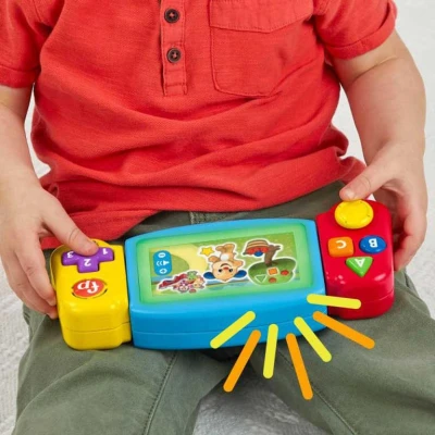 Fisher Price Zábavná herní baby konzole naučná na baterie Světlo Zvuk