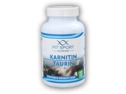 Fit Sport Nutrition Karnitín Taurín 120 vege kapsúl Fit Sport Nutrition Karnitín Taurín 120 vege kapsúl
