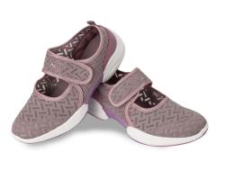 Fit Walk Dámské vycházkové baleríny světle fialové