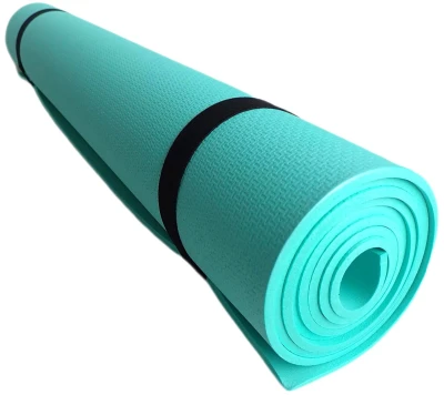 Fitness gymnastická podložka 173x61cm na aerobic 4mm zelená na cvičení