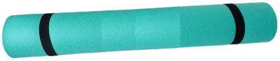 Fitness gymnastická podložka 173x61cm na aerobic 4mm zelená na cvičení