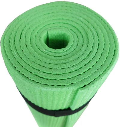 Fitness podložka Yoga 173x61cm na aerobic 4mm zelená na cvičení