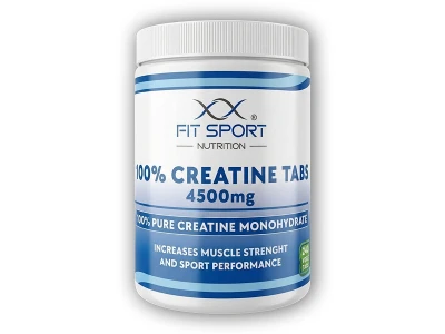 FitSport Nutrition 100% Creatine Tabs 4500mg 240 vege tabs