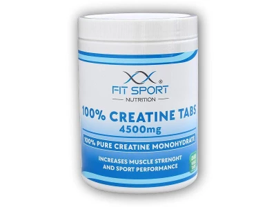 FitSport Nutrition 100% Creatine Tabs 4500mg 240 vege tabs (VÝPRODEJ)