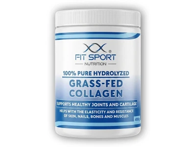 FitSport Nutrition 100% Pure Hydrolyzed Grass-Fed Collagen 400g - Hydrolyzovaný Kolagen