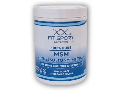 FitSport Nutrition 100% Pure MSM - Methylsulfonylmethan 500g - Organic Sulfur
