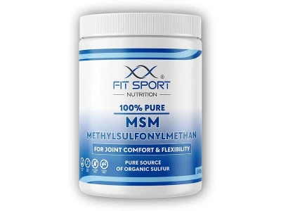 FitSport Nutrition 100% Pure MSM - Methylsulfonylmethan 500g - Organic Sulfur