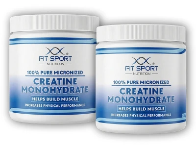FitSport Nutrition 2x 100% Pure Micronized Creatine Monohydrate 330g