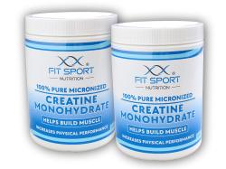 FitSport Nutrition 2x 100% Pure Micronized Creatine Monohydrate 550g FitSport Nutrition 2x 100% Pure Micronized Creatine Monohydrate 550g