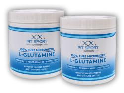 FitSport Nutrition 2x 100% Pure Micronized L-Glutamine 330g FitSport Nutrition 2x 100% Pure Micronized L-Glutamine 330g