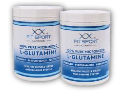 FitSport Nutrition 2x 100% Pure Micronized L-Glutamine 550g FitSport Nutrition 2x 100% Pure Micronized L-Glutamine 550g