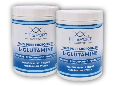 FitSport Nutrition 2x 100% Pure Micronized L-Glutamine 550g FitSport Nutrition 2x 100% Pure Micronized L-Glutamine 550g