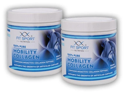 FitSport Nutrition 2x 100% Pure Mobility Collagen 300g Bioaktivní kolagenní peptidy FORTIGEL FitSport Nutrition 2x 100% Pure Mobility Collagen 300g Bioaktivní kolagenní peptidy FORTIGEL