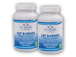 FitSport Nutrition 2x Fat Burner Extreme Strong 120 vege caps - Spalovač tuků