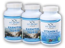 FitSport Nutrition 2x Karnitin Taurin 120cp + Vit C 120 cps FitSport Nutrition 2x Karnitin Taurin 120cp + Vit C 120 cps