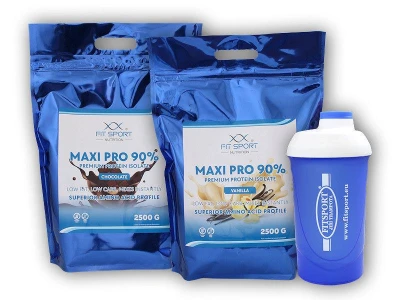 Fit Sport Nutrition 2x Maxi Pro 90% 2500g + šejker Fitsport