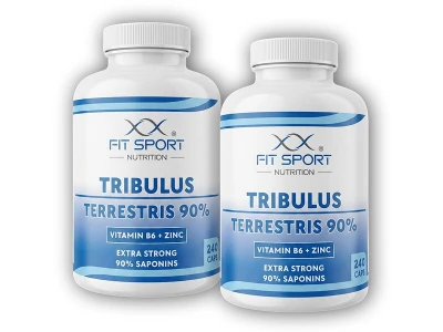 FitSport Nutrition 2x Tribulus Terrestris 90% + Vitamin B6 + Zinc 240 caps
