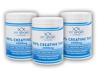 FitSport Nutrition 3x 100% Creatine Tabs 4500mg 240 vege tabs FitSport Nutrition 3x 100% Creatine Tabs 4500mg 240 vege tabs