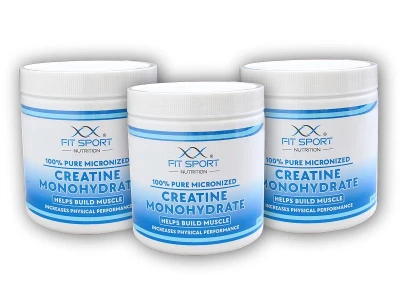 FitSport Nutrition 3x 100% Pure Micronized Creatine Monohydrate 330g FitSport Nutrition 3x 100% Pure Micronized Creatine Monohydrate 330g