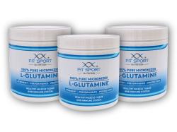 FitSport Nutrition 3x 100% Pure Micronized L-Glutamine 330g FitSport Nutrition 3x 100% Pure Micronized L-Glutamine 330g