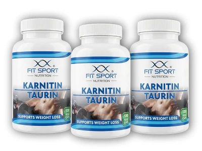 Fit Sport Nutrition 3x Karnitin Taurin 120 vege caps