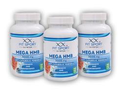 FitSport Nutrition 3x Mega HMB 3000mg 120 vege caps