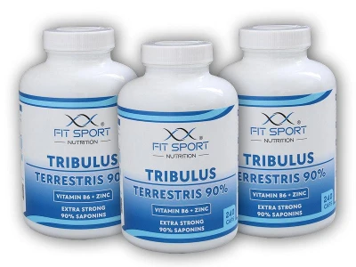 FitSport Nutrition 3x Tribulus Terrestris 90% + Vitamin B6 + Zinc 240 caps
