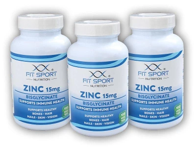 FitSport Nutrition 3x Zinc 15mg Bisglycinate 100 vege tabs FitSport Nutrition 3x Zinc 15mg Bisglycinate 100 vege tabs